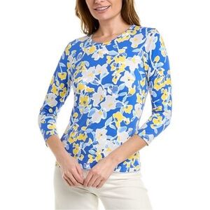 J.McLaughlin Catalina Cloth Signature 3/4 Sleeve Top – Size Small